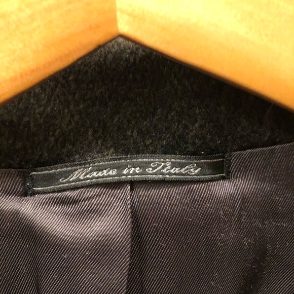 Brown wool 3 pocket bottom jacket - Picture 3 of 4